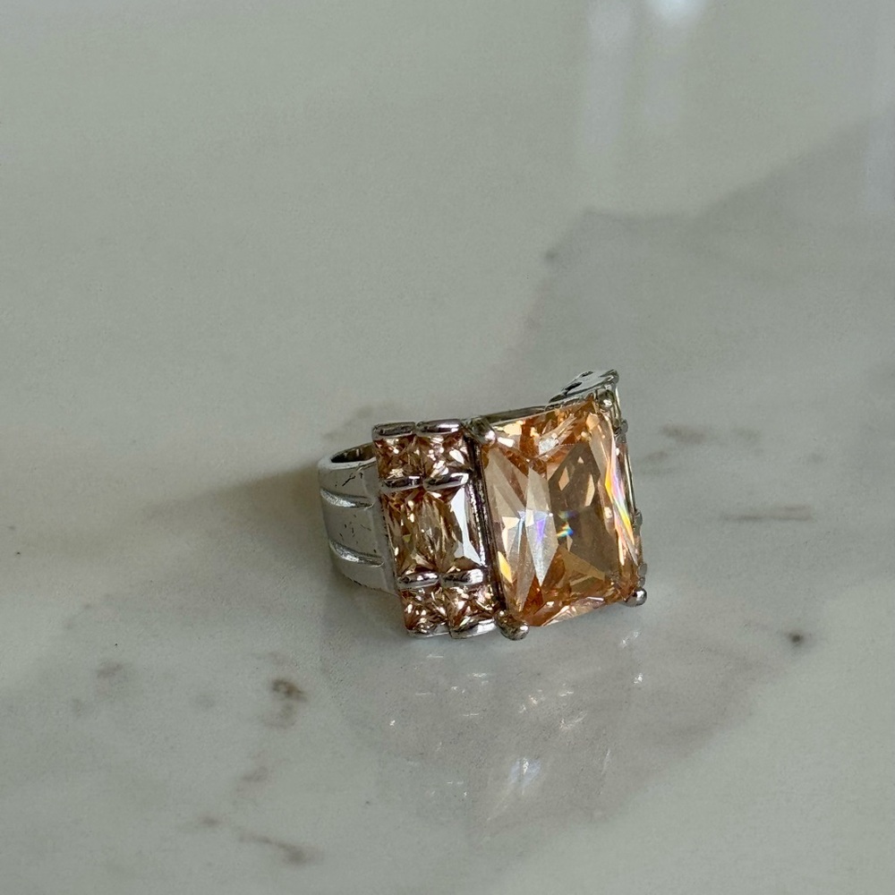 Gorgeous Orange Morganite Ring 😍🧡
